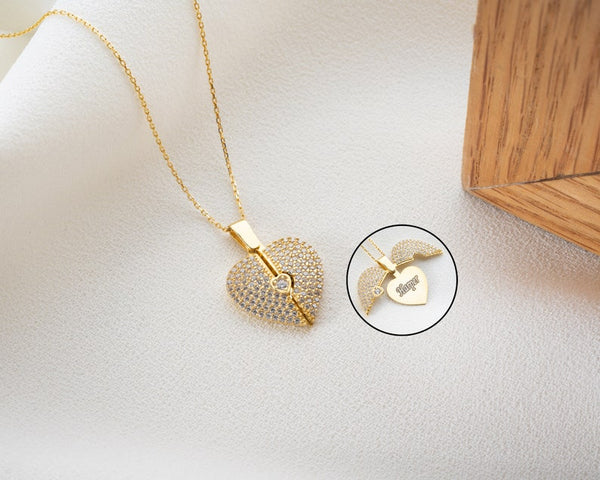 Colar "El amor se llevó mi corazón