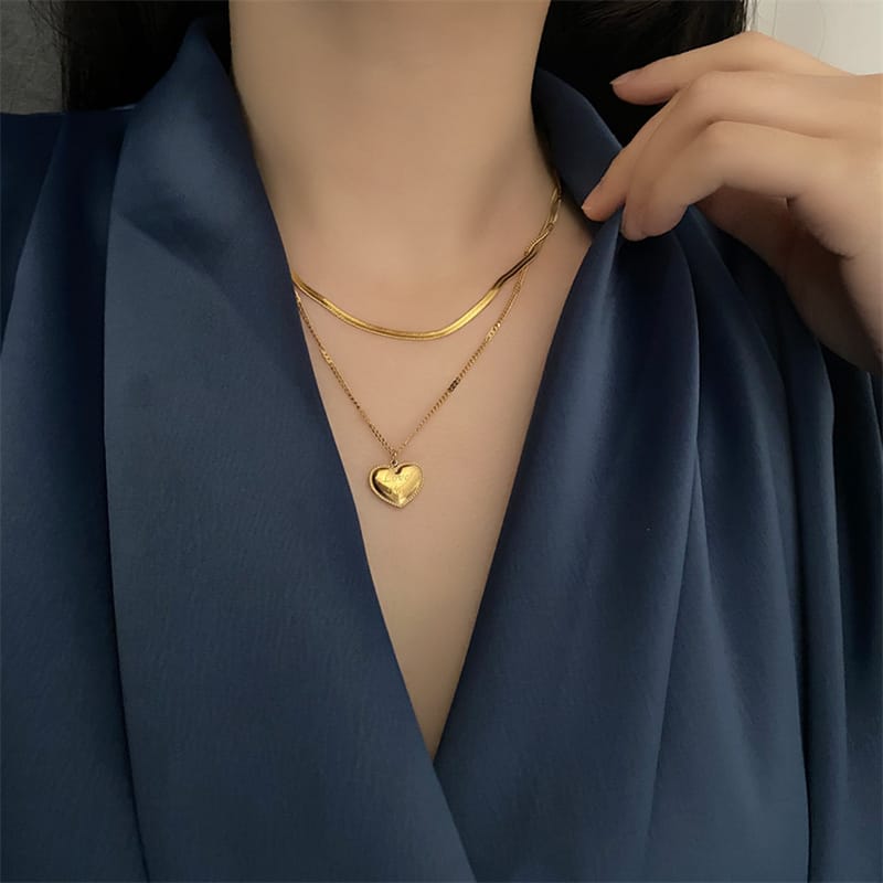 Double layer"I Love You" Necklace