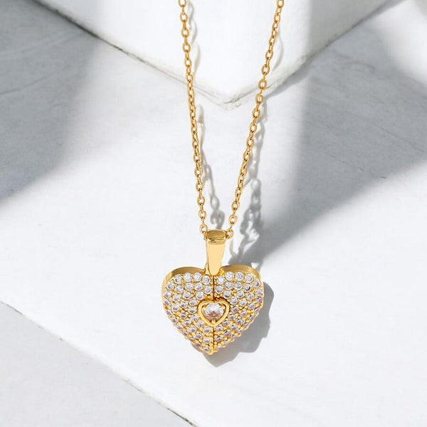 Colar "El amor se llevó mi corazón