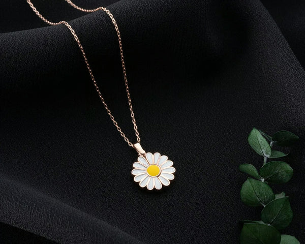 Daisy flower neckalce