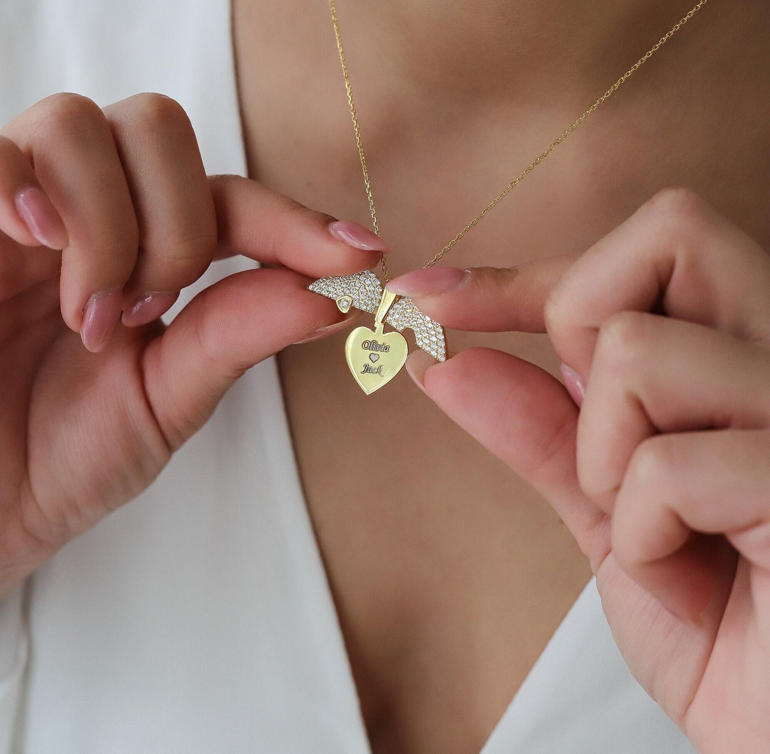 Colar "El amor se llevó mi corazón