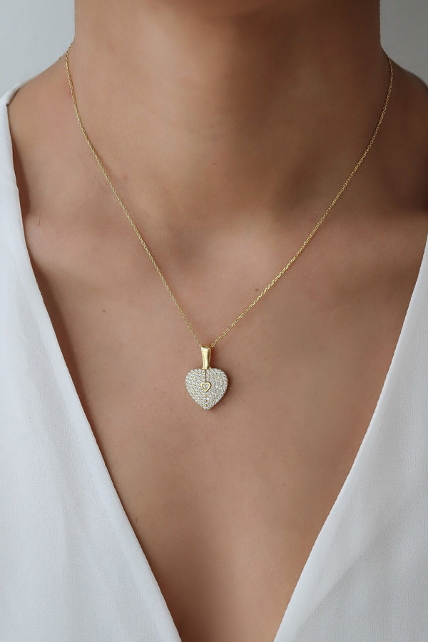 Colar "El amor se llevó mi corazón