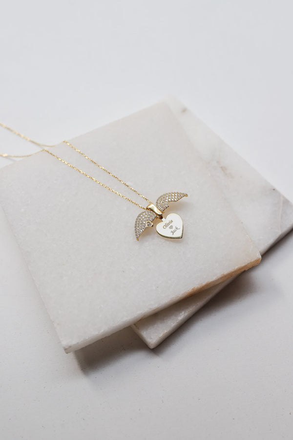 Colar "El amor se llevó mi corazón