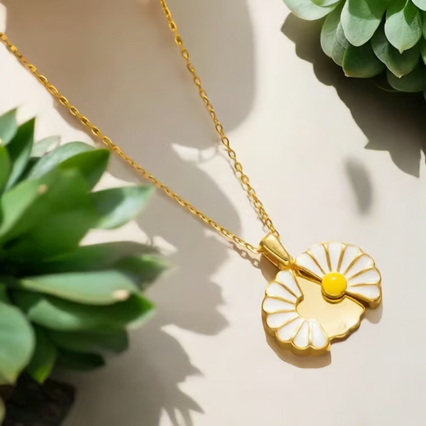 Daisy flower neckalce