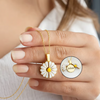 Daisy flower neckalce
